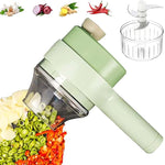 CORTADOR DE ALIMENTOS ELÉCTRICO PORTÁTIL 4 en 1