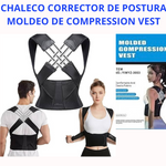 Chaleco Corrector De Postura Cruzado. Corrector de Postura Ajustable - Alivia Dolor de Espalda y Hombros