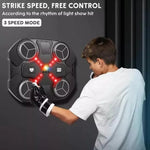 INTELLIGENT SMART BOXING ® Máquina de Boxeo Inteligente con Luces LED y Música Bluetooth