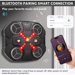 INTELLIGENT SMART BOXING ® Máquina de Boxeo Inteligente con Luces LED y Música Bluetooth