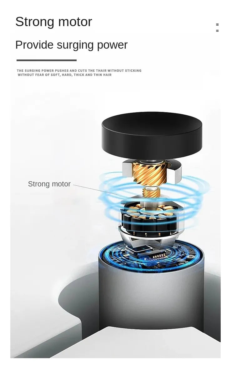 MAQUINA DEPILADORA PROFESIONAL 3 EN 1 RASURADORA, AFEITADORA Y RECORTADORA