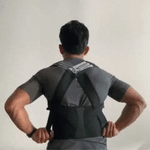 Chaleco Corrector De Postura Cruzado. Corrector de Postura Ajustable - Alivia Dolor de Espalda y Hombros