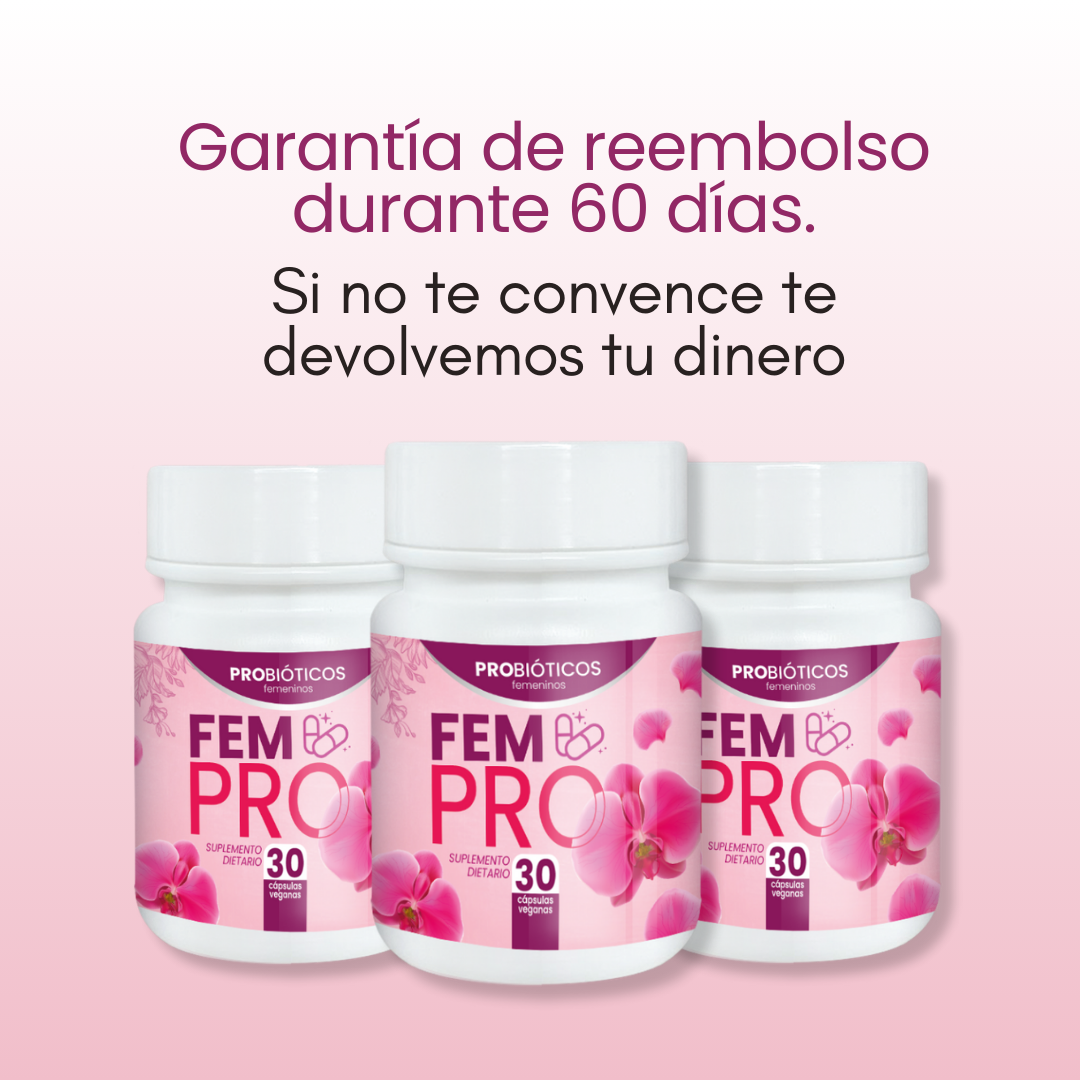 FEM PRO™ - Probióticos femeninos Equilibrio Vaginal y Flora Íntima