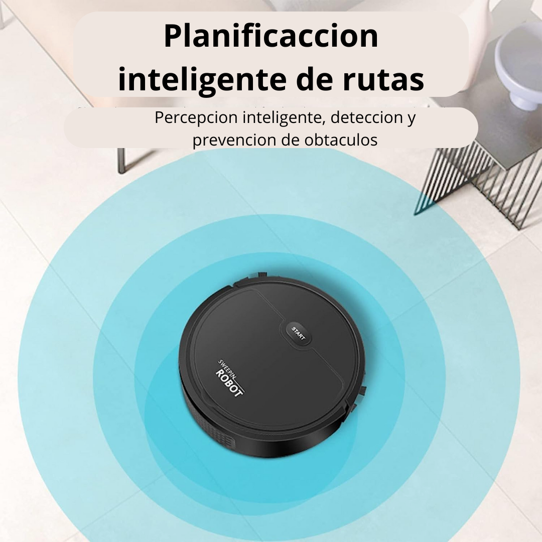 Aspiradora Robot De Limpieza Aspira, Barre y Trapea - Clean Bot Pro
